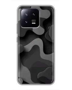 Чохол для Xiaomi 13 з картинкою «Темний абстрактний камуфляж» Чохол для Xiaomi 13 з картинкою «Темний абстрактний камуфляж»