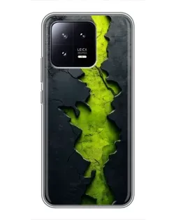 Чохол для Xiaomi 13 з картинкою «Салатовий розлом скелі» Чохол для Xiaomi 13 з картинкою «Салатовий розлом скелі»