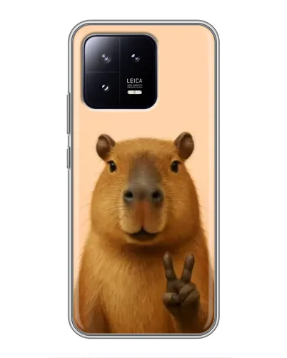 Чохол для Xiaomi 13 з картинкою «Капібара вікторія»
