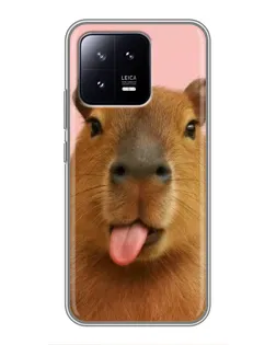 Чохол для Xiaomi 13 з картинкою «Капібара з язиком» Чохол для Xiaomi 13 з картинкою «Капібара з язиком»