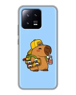Чохол для Xiaomi 13 з картинкою «Капібара на скейті» Чохол для Xiaomi 13 з картинкою «Капібара на скейті»