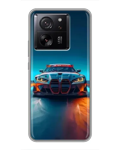 Чехол для Xiaomi 13T Pro с картинкой «BMW — огни неона» Чехол для Xiaomi 13T Pro с картинкой «BMW — огни неона»