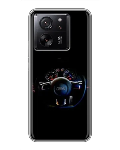 Чехол для Xiaomi 13T Pro с картинкой «Салон Audi — руль» Чехол для Xiaomi 13T Pro с картинкой «Салон Audi — руль»