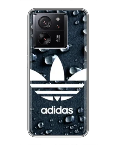 Чехол для Xiaomi 13T с картинкой «Adidas Trefoil Blue»