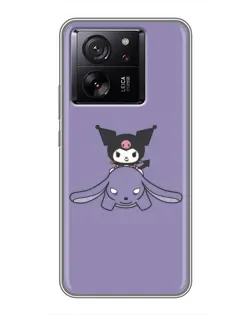 Чехол для Xiaomi 13T с картинкой «Kuromi на лиловом фоне» Чехол для Xiaomi 13T с картинкой «Kuromi на лиловом фоне»