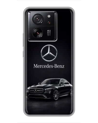 Чехол для Xiaomi 13T с картинкой «Mercedes — решетка радиатора»
