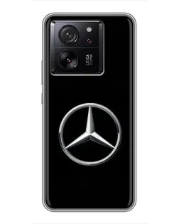 Чехол для Xiaomi 13T с картинкой «Mercedes классический лого»