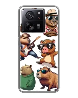 Чохол для Xiaomi 13T з картинкою «Круті капібари музиканти» Чохол для Xiaomi 13T з картинкою «Круті капібари музиканти»