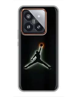 Чохол для Xiaomi 14 Pro з картинкою «Jordan Gradient Logo» Чохол для Xiaomi 14 Pro з картинкою «Jordan Gradient Logo»