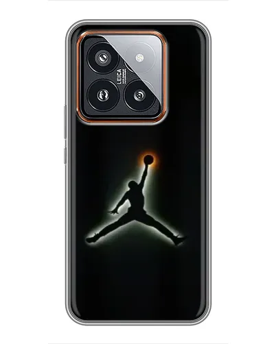 Чехол для Xiaomi 14 Pro с картинкой «Jordan Gradient Logo»