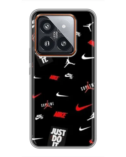 Чехол для Xiaomi 14 Pro с картинкой «Nike Mix Pattern»