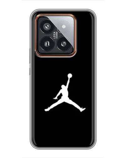Чехол для Xiaomi 14 Pro с картинкой «Jordan Silhouette»