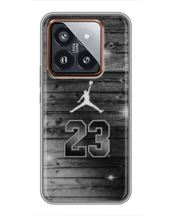 Чехол для Xiaomi 14 Pro с картинкой «Jordan Carbon 23»