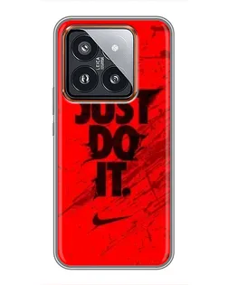 Чехол для Xiaomi 14 Pro с картинкой «Nike Just Do It»