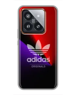 Чехол для Xiaomi 14 Pro с картинкой «Adidas Red Neon» Чехол для Xiaomi 14 Pro с картинкой «Adidas Red Neon»
