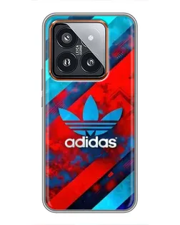 Чехол для Xiaomi 14 Pro с картинкой «Абстракция Adidas»