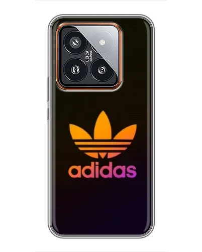 Чехол для Xiaomi 14 Pro с картинкой «Градиент Adidas»
