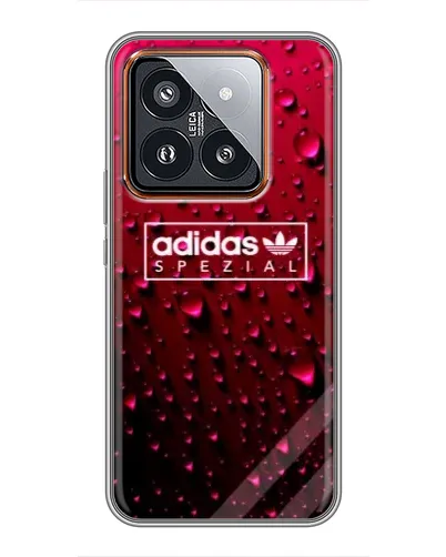 Чехол для Xiaomi 14 Pro с картинкой «Adidas Gold Marble»