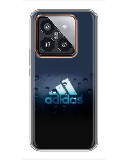 Чехол для Xiaomi 14 Pro с картинкой «Adidas Water Drops»
