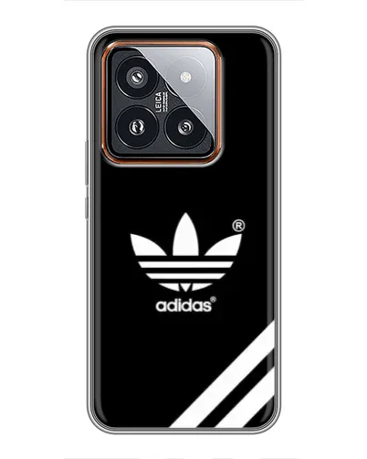 Чехол для Xiaomi 14 Pro с картинкой «Adidas с диагональными полосами»
