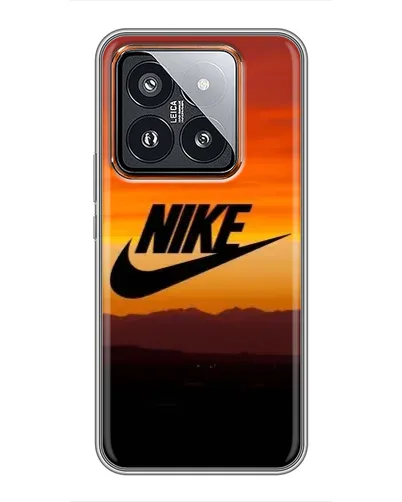 Чехол для Xiaomi 14 Pro с картинкой «Nike — вечерний горизонт»