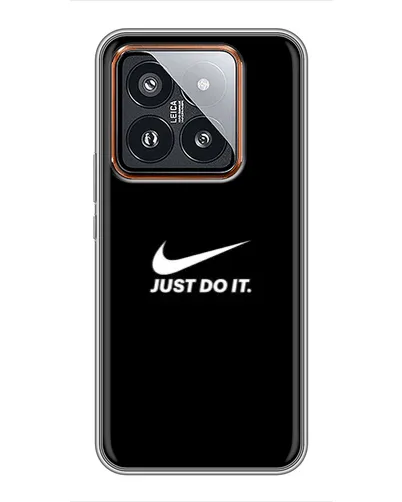 Чехол для Xiaomi 14 Pro с картинкой «Минимализм от Nike»