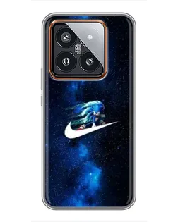 Чехол для Xiaomi 14 Pro с картинкой «Звездный путь Nike»