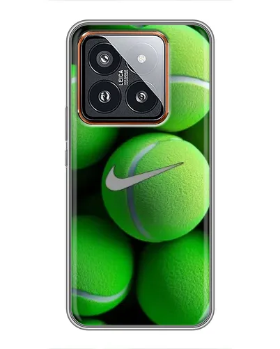 Чехол для Xiaomi 14 Pro с картинкой «Теннисные мячи Найк»