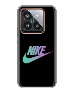 Чехол для Xiaomi 14 Pro с картинкой «Nike — городская ночь»