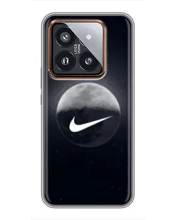 Чехол для Xiaomi 14 Pro с картинкой «Nike в стиле граффити»