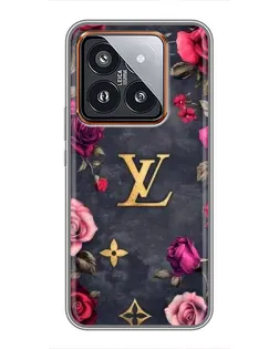 Чохол для Xiaomi 14 Pro з картинкою «Квітковий Louis Vuitton» Чохол для Xiaomi 14 Pro з картинкою «Квітковий Louis Vuitton»