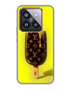 Чехол для Xiaomi 14 Pro с картинкой «Мороженое от LV»
