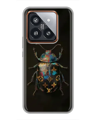 Чехол для Xiaomi 14 Pro с картинкой «LV — мраморный принт» Чехол для Xiaomi 14 Pro с картинкой «LV — мраморный принт»