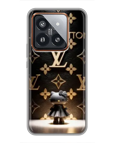 Чехол для Xiaomi 14 Pro с картинкой «Монограмма с фигурой» Чехол для Xiaomi 14 Pro с картинкой «Монограмма с фигурой»
