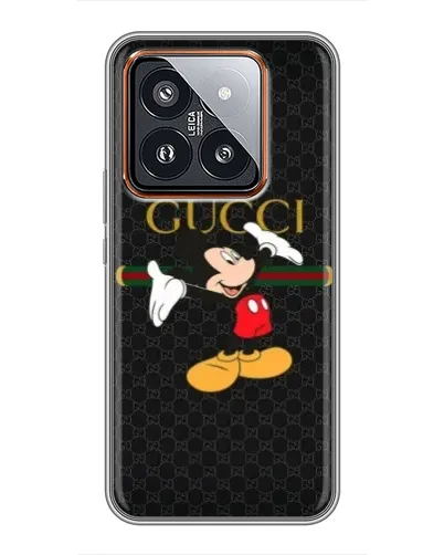 Чехол для Xiaomi 14 Pro с картинкой «Микки Маус Gucci» Чехол для Xiaomi 14 Pro с картинкой «Микки Маус Gucci»