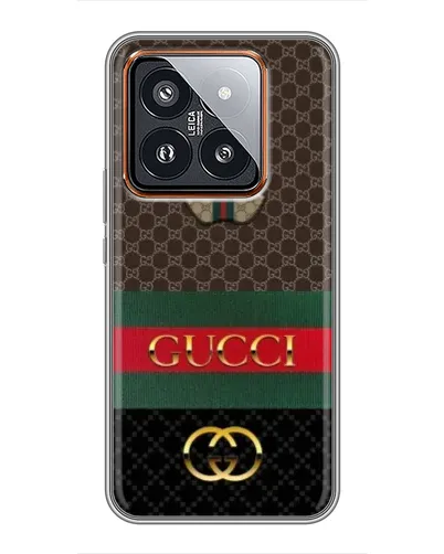Чехол для Xiaomi 14 Pro с картинкой «Gucci — брендированный десерт» Чехол для Xiaomi 14 Pro с картинкой «Gucci — брендированный десерт»