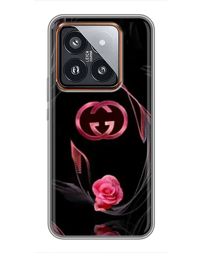Чехол для Xiaomi 14 Pro с картинкой «Gucci — неоновая роза» Чехол для Xiaomi 14 Pro с картинкой «Gucci — неоновая роза»