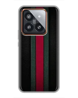 Чехол для Xiaomi 14 Pro с картинкой «Gucci — неоновая линия»