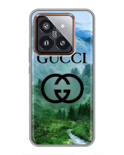 Чехол для Xiaomi 14 Pro с картинкой «Gucci — горный пейзаж» Чехол для Xiaomi 14 Pro с картинкой «Gucci — горный пейзаж»