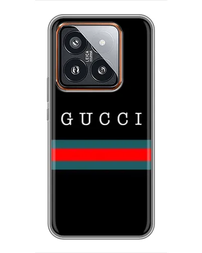 Чехол для Xiaomi 14 Pro с картинкой «Gucci — красный пояс» Чехол для Xiaomi 14 Pro с картинкой «Gucci — красный пояс»
