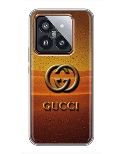 Чехол для Xiaomi 14 Pro с картинкой «Gucci — солнечный градиент» Чехол для Xiaomi 14 Pro с картинкой «Gucci — солнечный градиент»