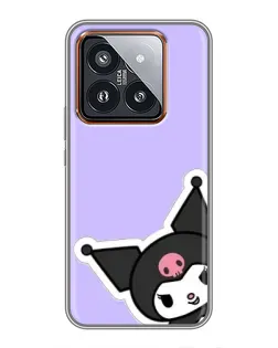 Чехол для Xiaomi 14 Pro с картинкой «Забавная Kuromi»