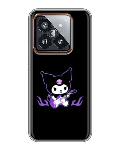 Чехол для Xiaomi 14 Pro с картинкой «Электрическая Kuromi»