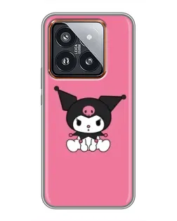 Чехол для Xiaomi 14 Pro с картинкой «Хмурая Kuromi»