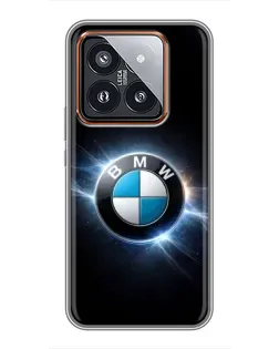 Чехол для Xiaomi 14 Pro с картинкой «BMW — неоновое сияние» Чехол для Xiaomi 14 Pro с картинкой «BMW — неоновое сияние»