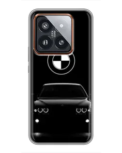 Чехол для Xiaomi 14 Pro с картинкой «BMW — взгляд из темноты»