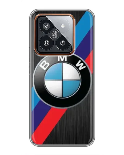 Чехол для Xiaomi 14 Pro с картинкой «BMW M-stripes стиль»