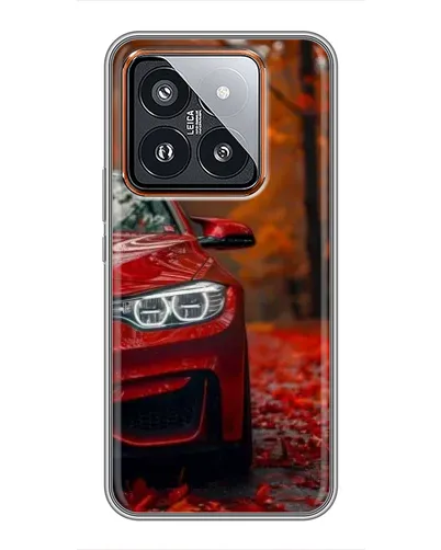 Чехол для Xiaomi 14 Pro с картинкой «Осенняя BMW M4»