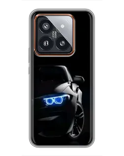 Чохол для Xiaomi 14 Pro з картинкою «BMW — нічний погляд»