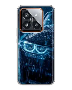 Чохол для Xiaomi 14 Pro з картинкою «BMW під дощем»